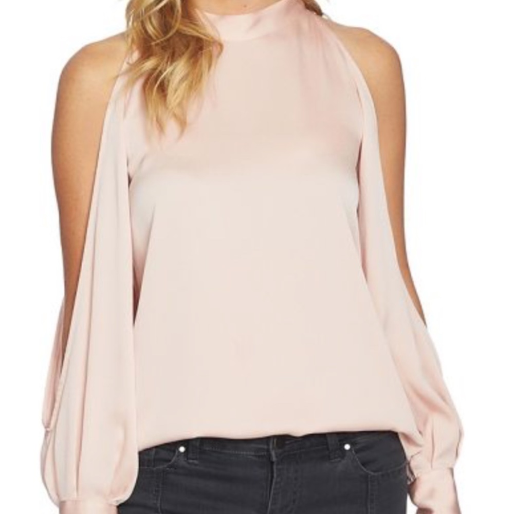 1.State Womens Blouson Tunic Blouse